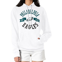 Philadelphia Eagles  G-III 4Her by Carl Banks Women's City Graphic Team Fleece Pullover Hoodie