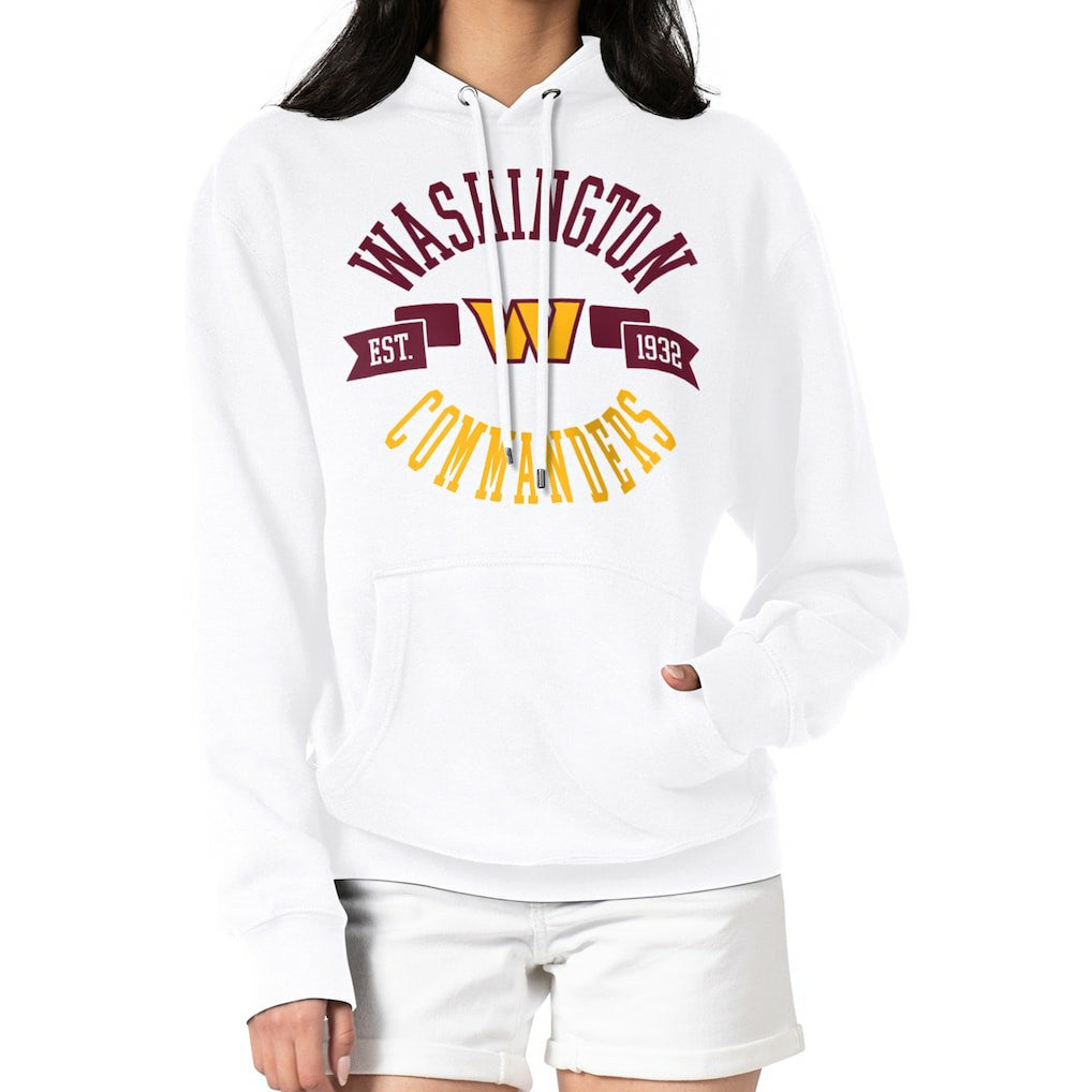 Washington Commanders  G-III 4Her by Carl Banks Women's City Graphic Team Fleece Pullover Hoodie
