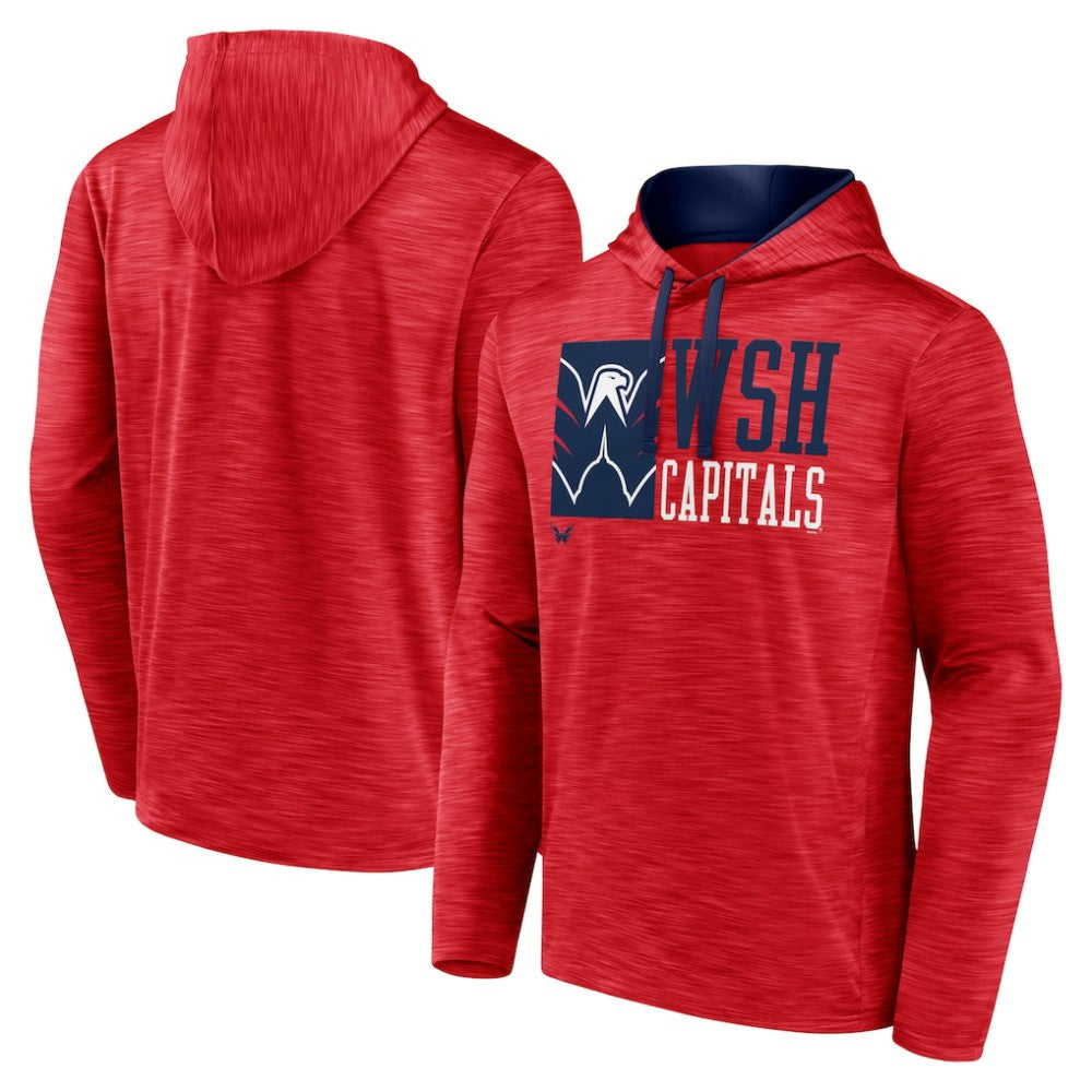 Washington Capitals Fanatics Never Quit Pullover Hoodie For Sale