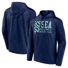 Seattle Kraken Fanatics Never Quit Pullover Hoodie On Sale