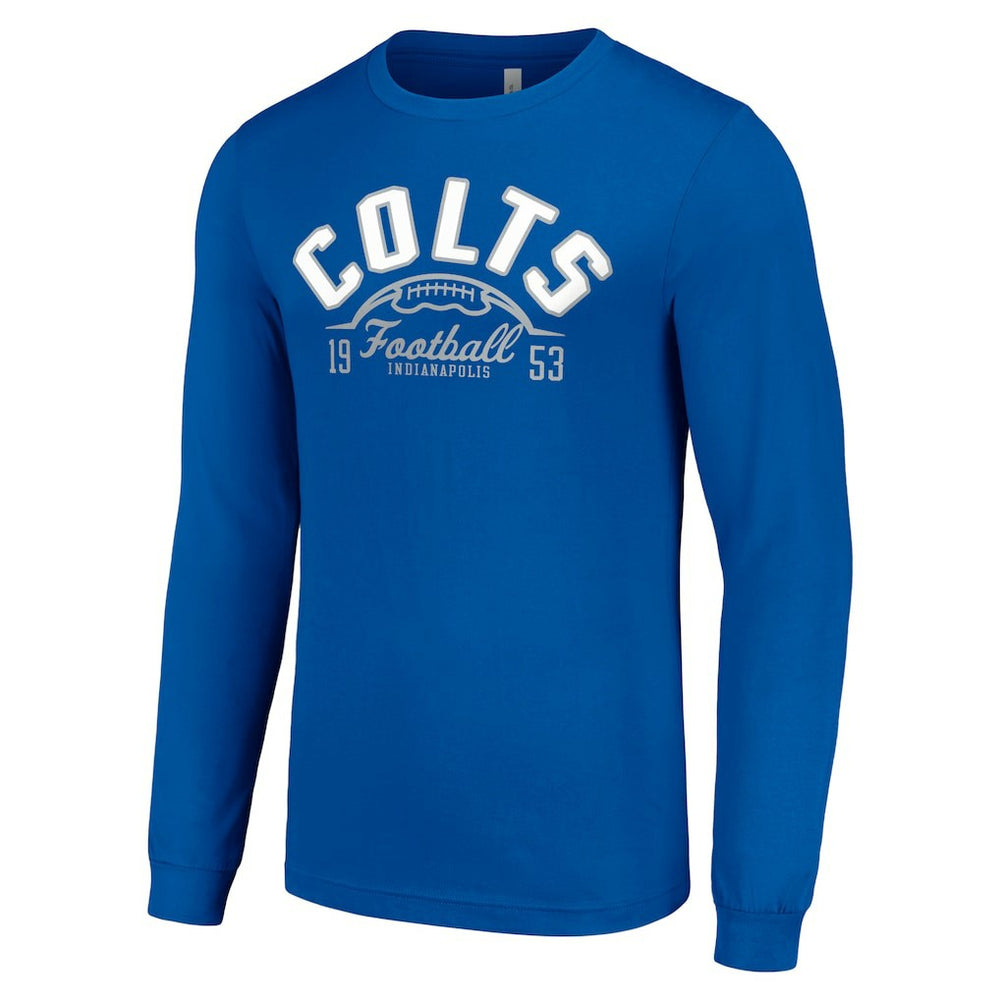Indianapolis Colts  Starter Half Ball Team Long Sleeve T-Shirt