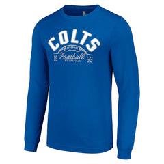 Indianapolis Colts  Starter Half Ball Team Long Sleeve T-Shirt