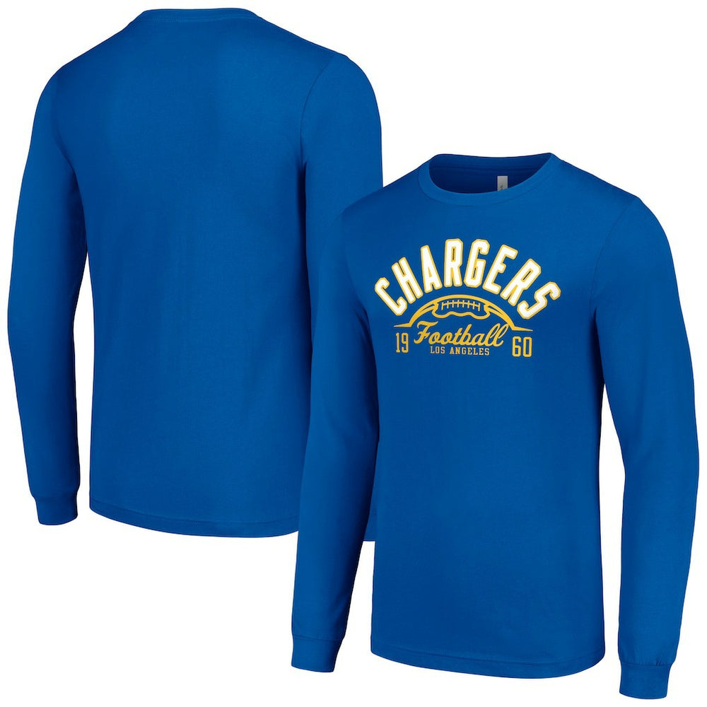 Los Angeles Chargers  Starter Half Ball Team Long Sleeve T-Shirt