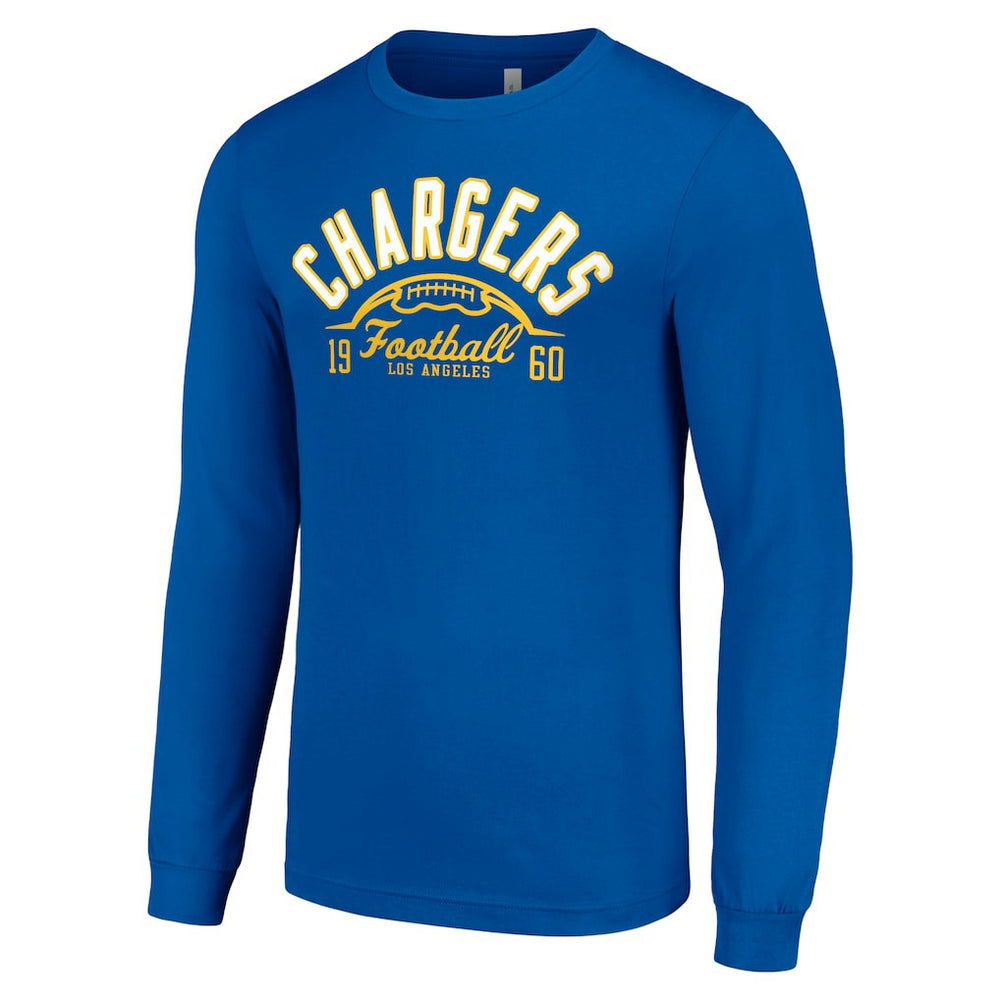 Los Angeles Chargers  Starter Half Ball Team Long Sleeve T-Shirt