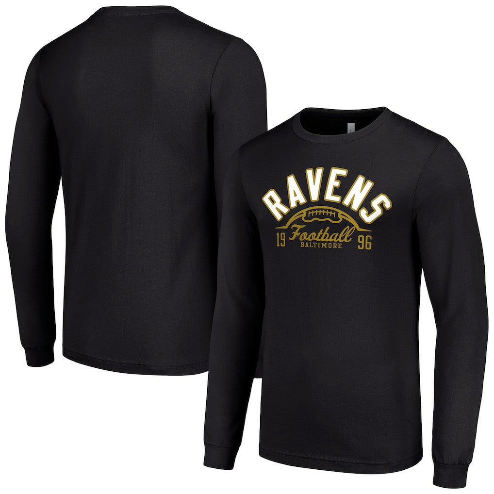 Baltimore Ravens  Starter Half Ball Team Long Sleeve T-Shirt