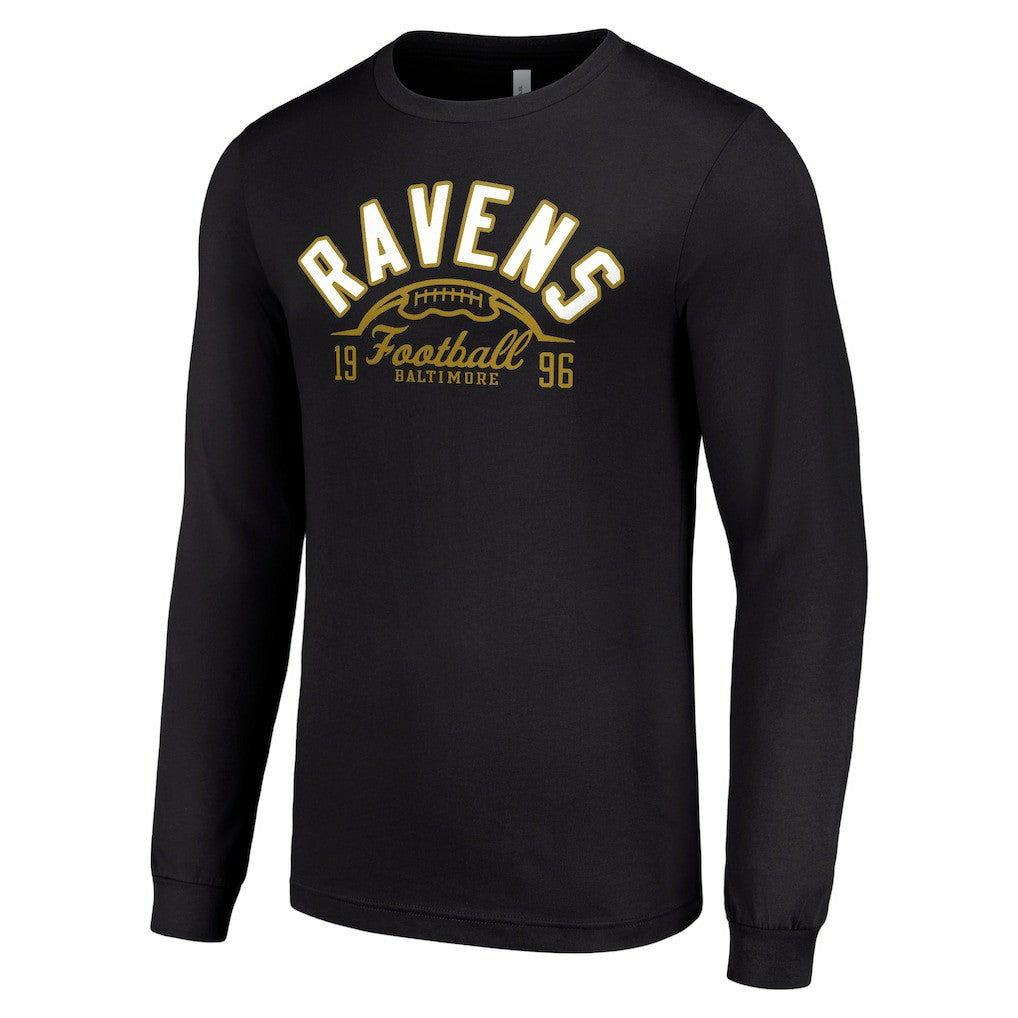 Baltimore Ravens  Starter Half Ball Team Long Sleeve T-Shirt
