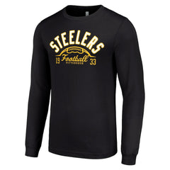 Pittsburgh Steelers  Starter Half Ball Team Long Sleeve T-Shirt