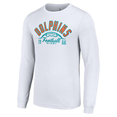 Miami Dolphins  Starter Half Ball Team Long Sleeve T-Shirt