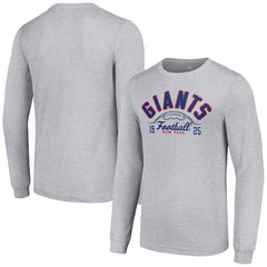 New York Giants  Starter Half Ball Team Long Sleeve T-Shirt