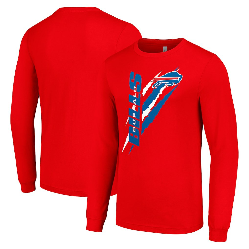 Buffalo Bills  Starter Color Scratch Long Sleeve T-Shirt