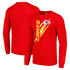 Kansas City Chiefs  Starter Color Scratch Long Sleeve T-Shirt