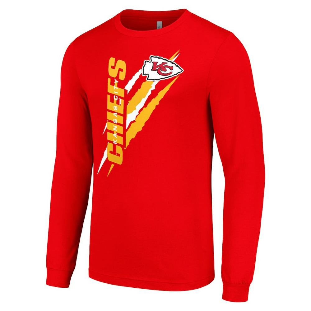 Kansas City Chiefs  Starter Color Scratch Long Sleeve T-Shirt