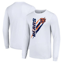 Chicago Bears  Starter Color Scratch Long Sleeve T-Shirt