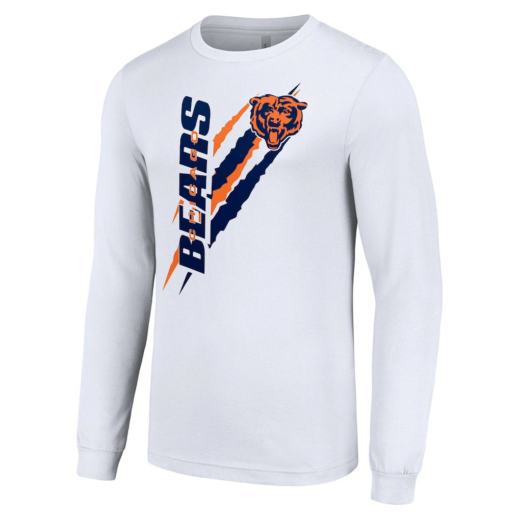 Chicago Bears  Starter Color Scratch Long Sleeve T-Shirt