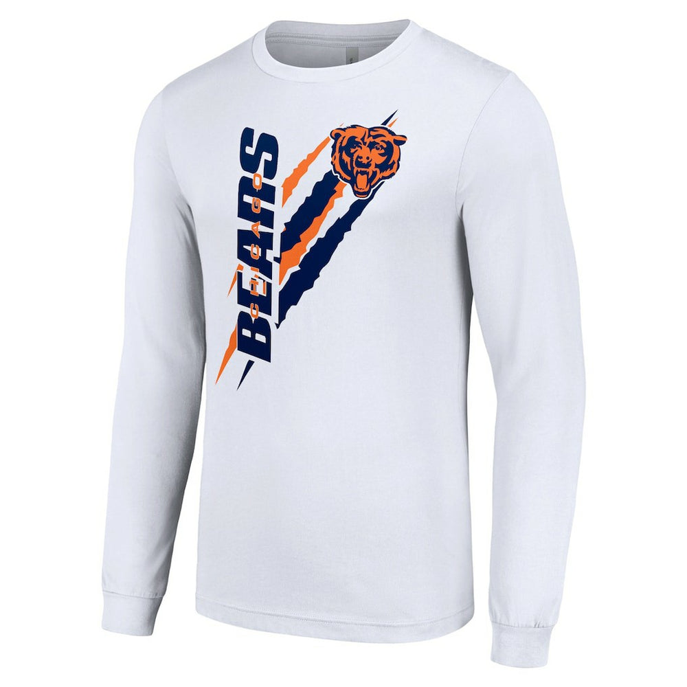 Chicago Bears  Starter Color Scratch Long Sleeve T-Shirt