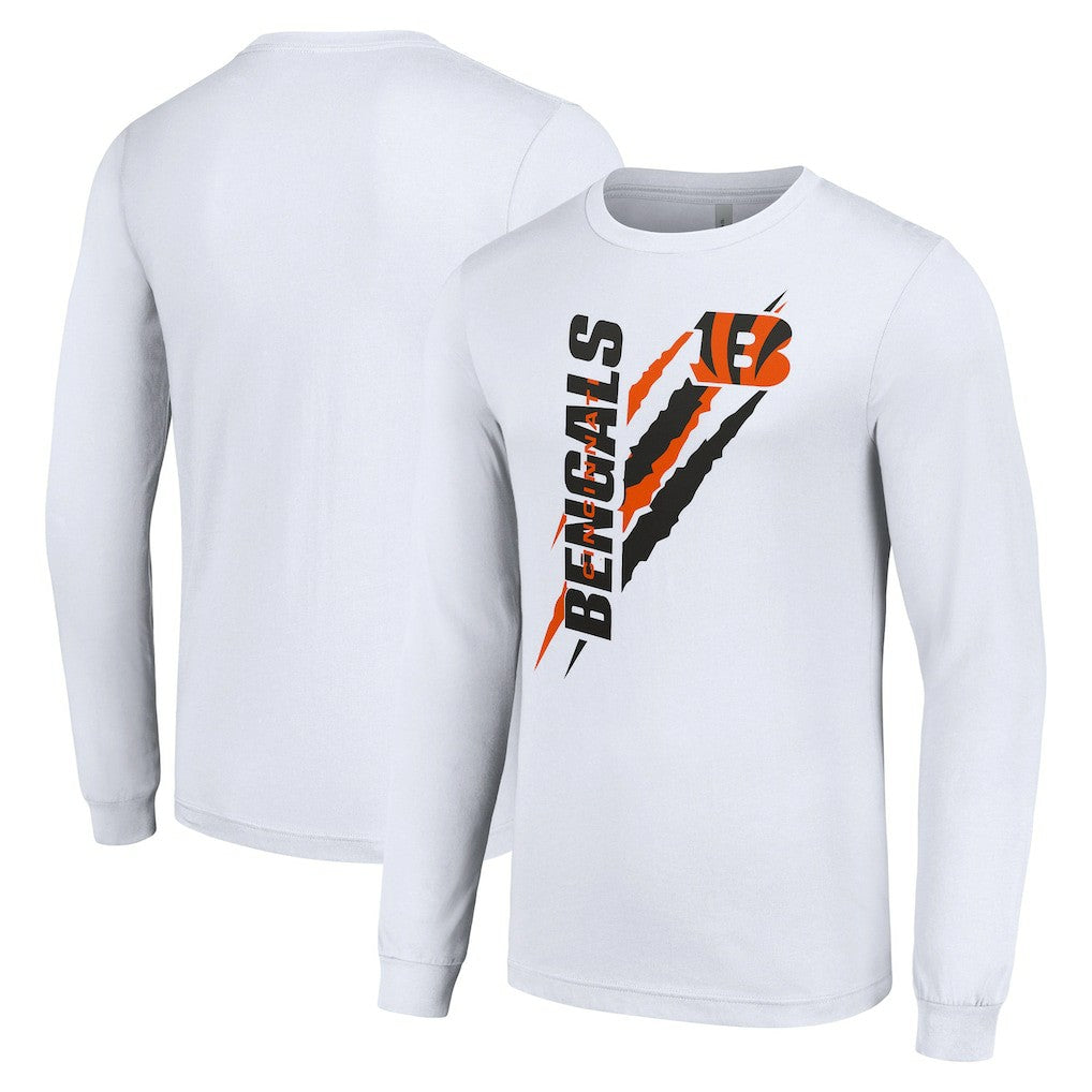 Cincinnati Bengals  Starter Color Scratch Long Sleeve T-Shirt