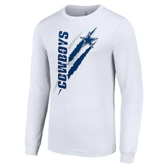 Dallas Cowboys  Starter Color Scratch Long Sleeve T-Shirt