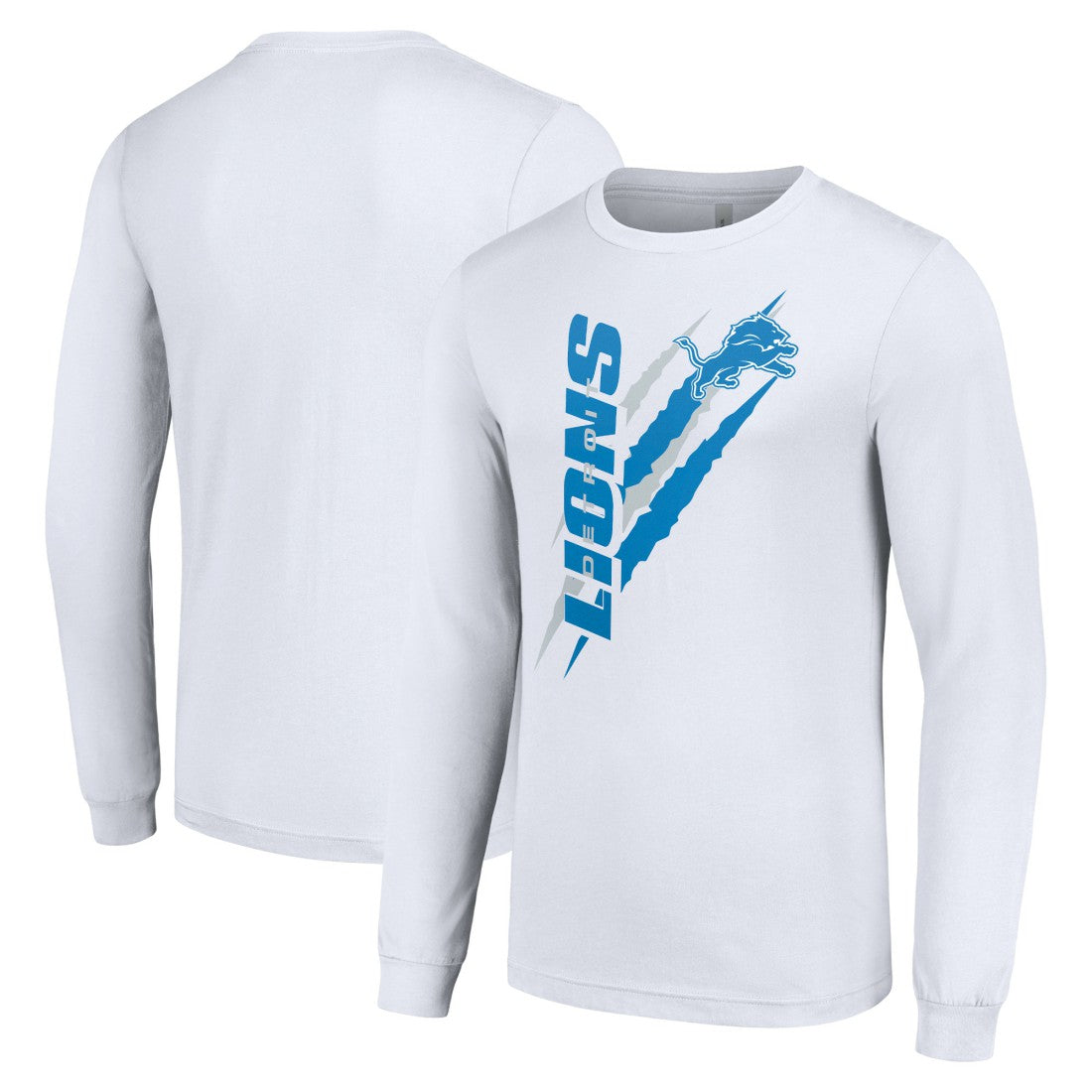 Detroit Lions  Starter Color Scratch Long Sleeve T-Shirt