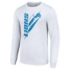 Detroit Lions  Starter Color Scratch Long Sleeve T-Shirt