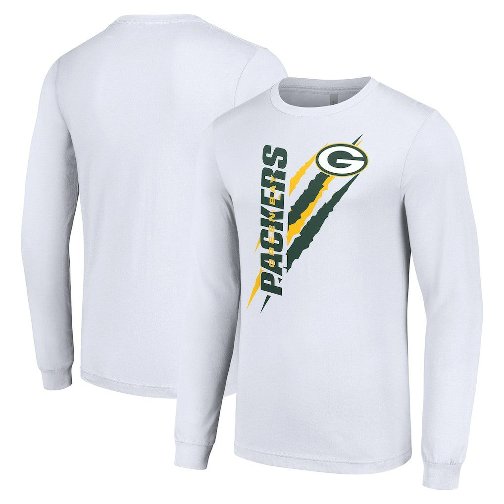 Green Bay Packers  Starter Color Scratch Long Sleeve T-Shirt
