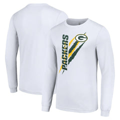 Green Bay Packers  Starter Color Scratch Long Sleeve T-Shirt