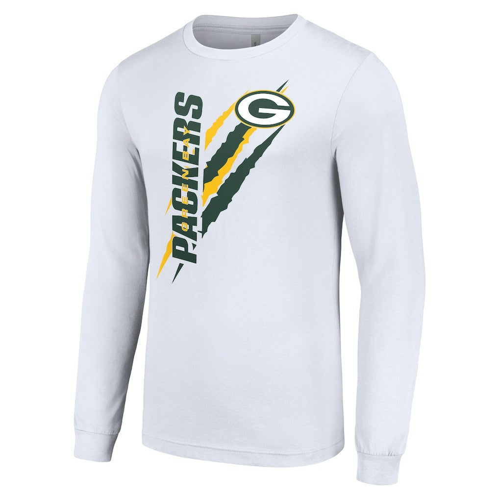 Green Bay Packers  Starter Color Scratch Long Sleeve T-Shirt