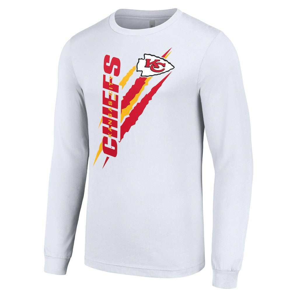 Kansas City Chiefs  Starter Color Scratch Long Sleeve T-Shirt
