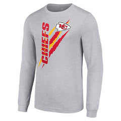 Kansas City Chiefs  Starter Color Scratch Long Sleeve T-Shirt