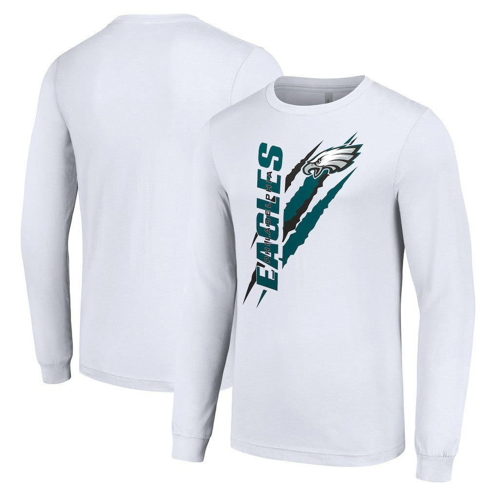 Philadelphia Eagles  Starter Color Scratch Long Sleeve T-Shirt