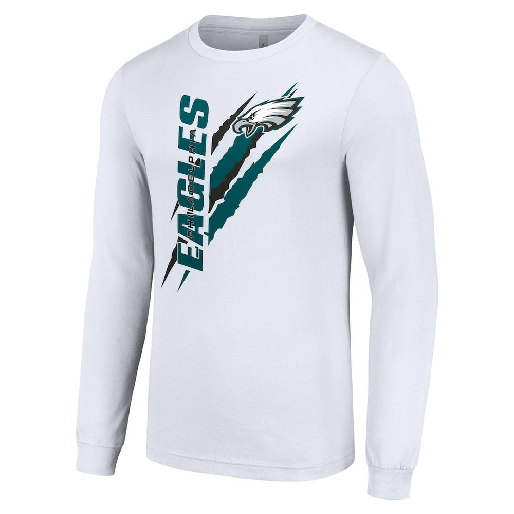 Philadelphia Eagles  Starter Color Scratch Long Sleeve T-Shirt