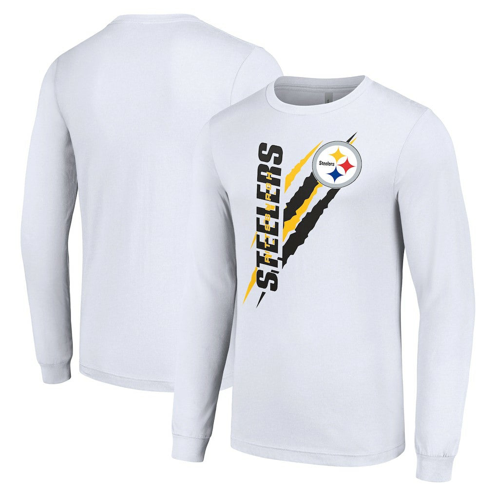 Pittsburgh Steelers  Starter Color Scratch Long Sleeve T-Shirt