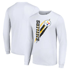 Pittsburgh Steelers  Starter Color Scratch Long Sleeve T-Shirt