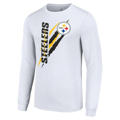 Pittsburgh Steelers  Starter Color Scratch Long Sleeve T-Shirt