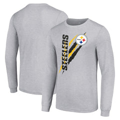 Pittsburgh Steelers  Starter Color Scratch Long Sleeve T-Shirt