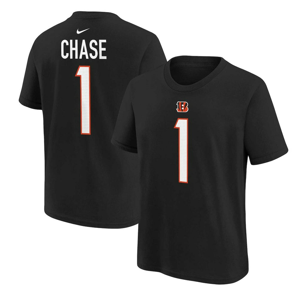 Cincinnati Bengals Nike Ja'Marr Chase  Preschool Player Name & Number T-Shirt