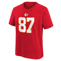 Kansas City Chiefs Nike Travis Kelce  Preschool Player Name & Number T-Shirt