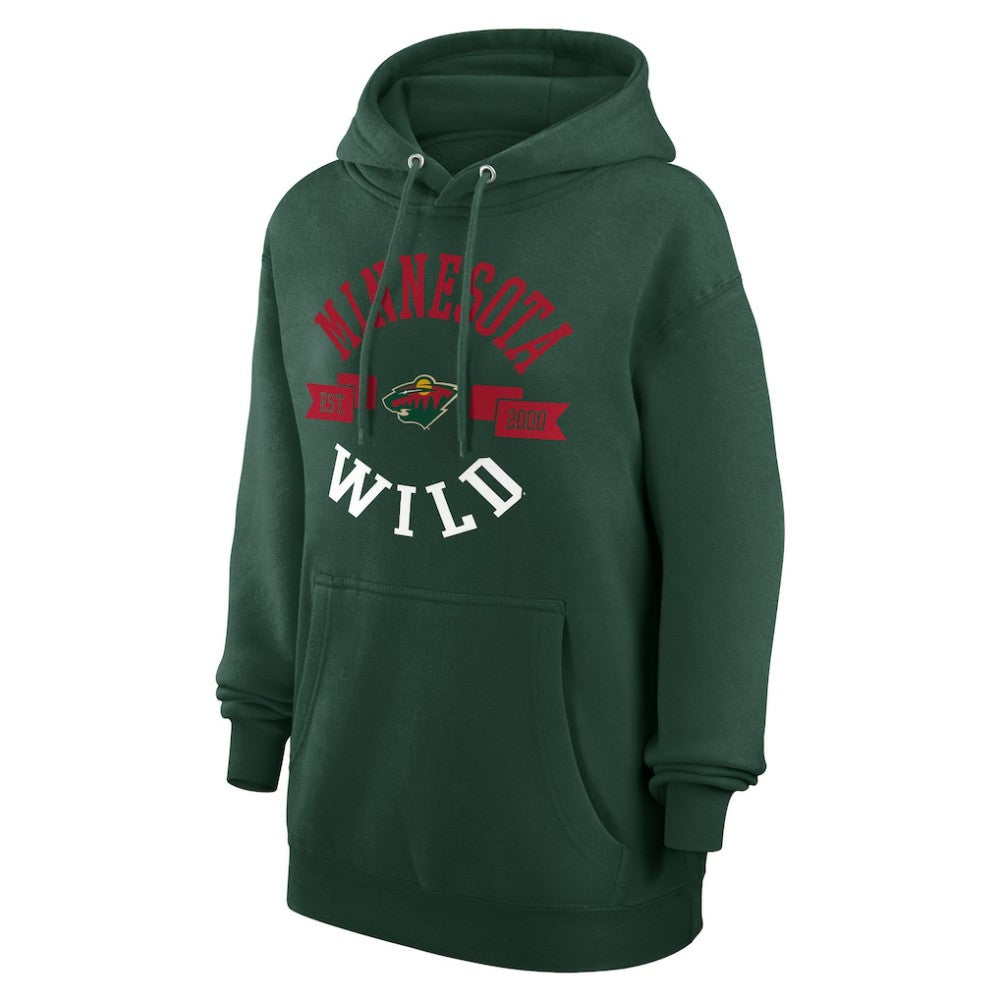 Minnesota Wild G-III 4Her by Carl Banks Women's City Graphic Fleece Pullover Hoodie Outlet