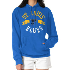 St. Louis Blues G-III 4Her by Carl Banks Women's City Graphic Fleece Pullover Hoodie For Sale