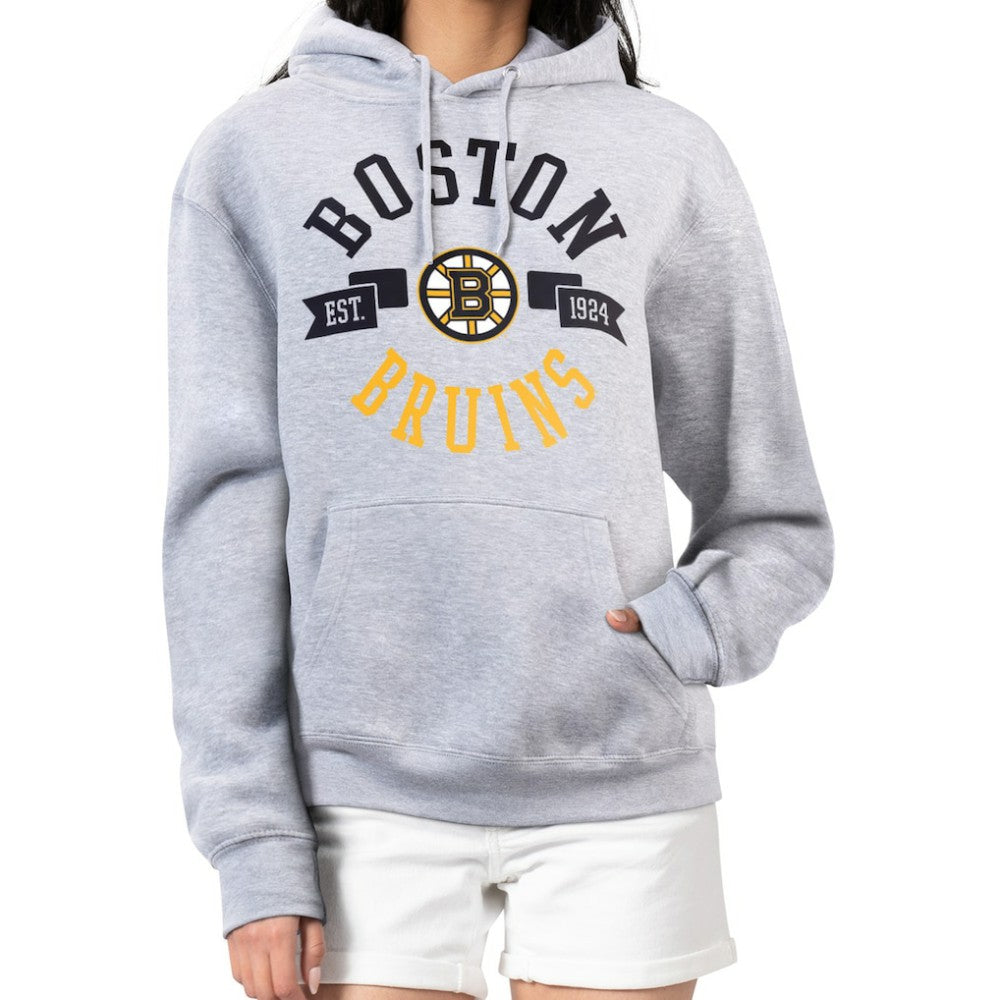 Boston Bruins G-III 4Her by Carl Banks Women's City Graphic Fleece Pullover Hoodie Discount
