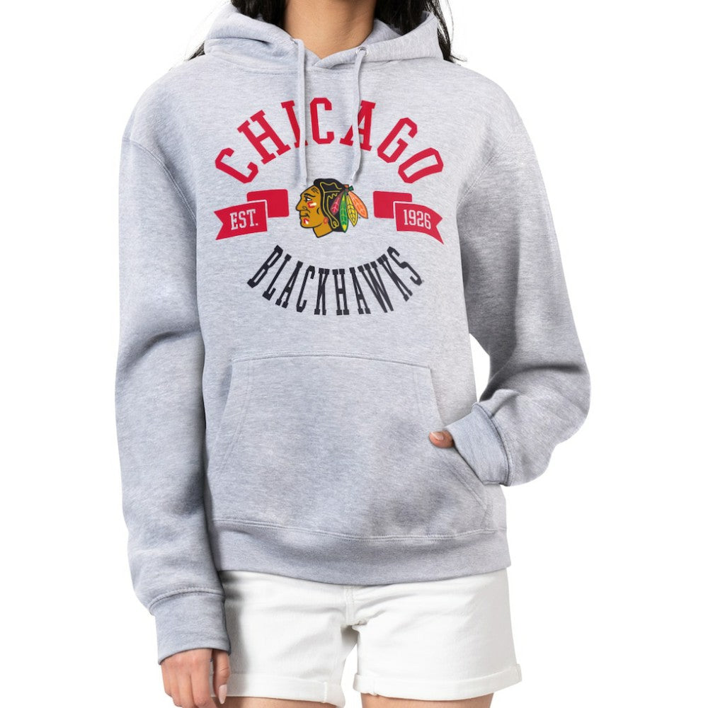 Chicago Blackhawks G-III 4Her by Carl Banks Women's City Graphic Fleece Pullover Hoodie Online
