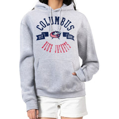Columbus Blue Jackets G-III 4Her by Carl Banks Women's City Graphic Fleece Pullover Hoodie Sale