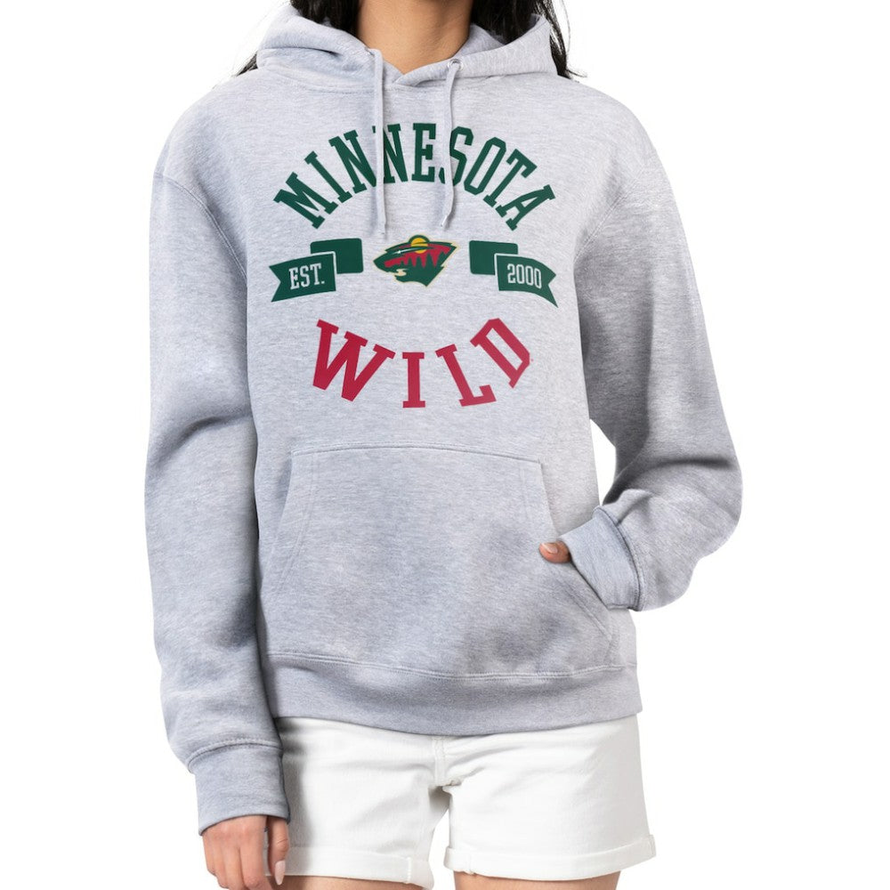 Minnesota Wild G-III 4Her by Carl Banks Women's City Graphic Fleece Pullover Hoodie Outlet