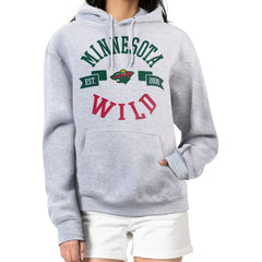 Minnesota Wild G-III 4Her by Carl Banks Women's City Graphic Fleece Pullover Hoodie Outlet