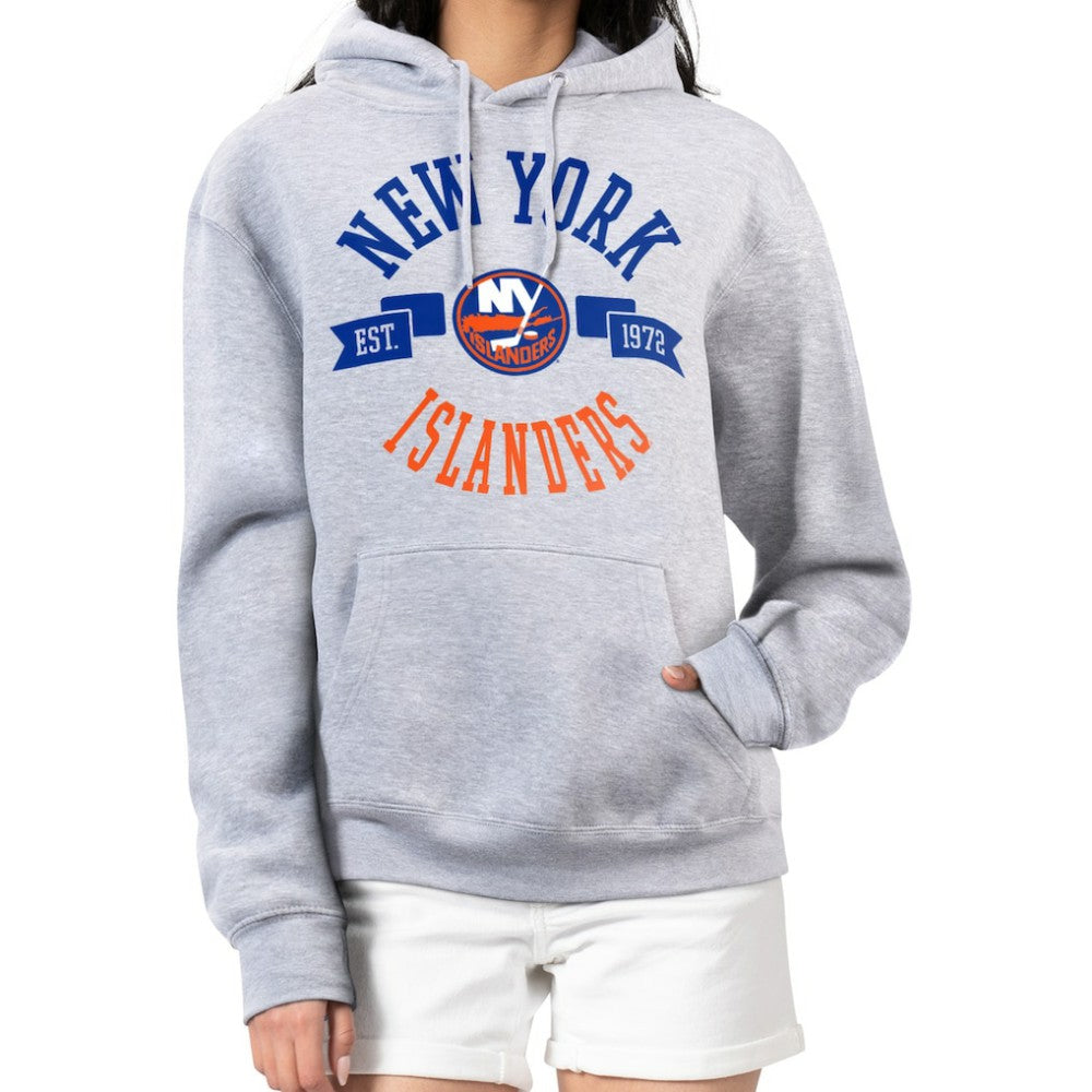 New York Islanders G-III 4Her by Carl Banks Women's City Graphic Fleece Pullover Hoodie Sale