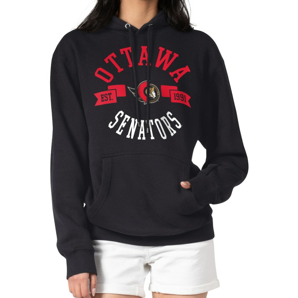 Ottawa Senators G-III 4Her by Carl Banks Women's City Graphic Fleece Pullover Hoodie Outlet
