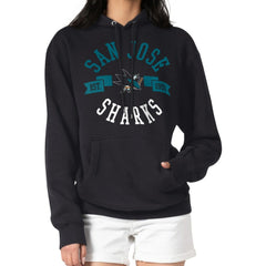 San Jose Sharks G-III 4Her by Carl Banks Women's City Graphic Fleece Pullover Hoodie For Sale