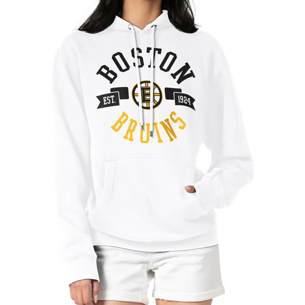 Boston Bruins G-III 4Her by Carl Banks Women's City Graphic Fleece Pullover Hoodie Discount