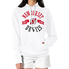 New Jersey Devils G-III 4Her by Carl Banks Women's City Graphic Fleece Pullover Hoodie Online