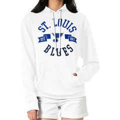 St. Louis Blues G-III 4Her by Carl Banks Women's City Graphic Fleece Pullover Hoodie For Sale