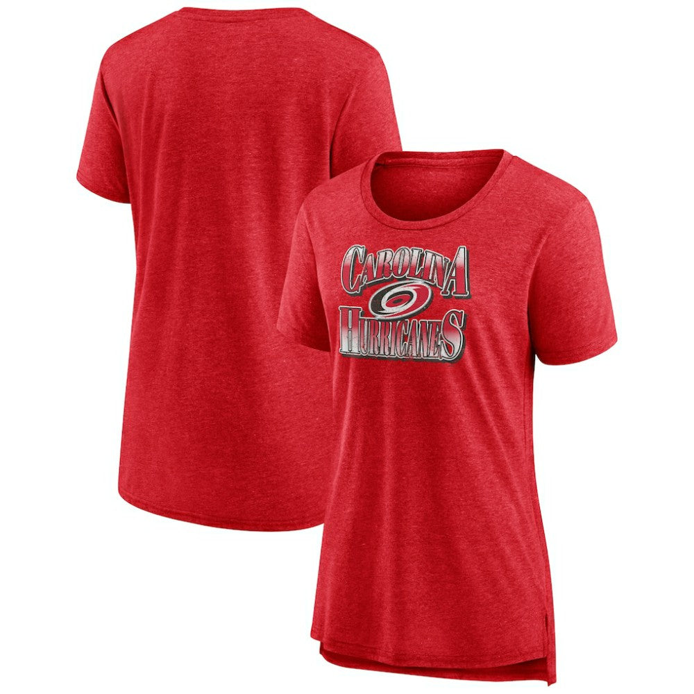 Carolina Hurricanes Women's Crash the Net Tri-Blend T-Shirt Discount